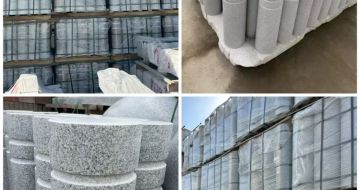 辽阳 芝麻白花岗岩挡车柱、隔离柱多少钱