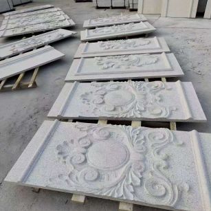 辽阳 芝麻白干挂雕花板