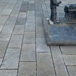 辽阳仿古石铺装效果