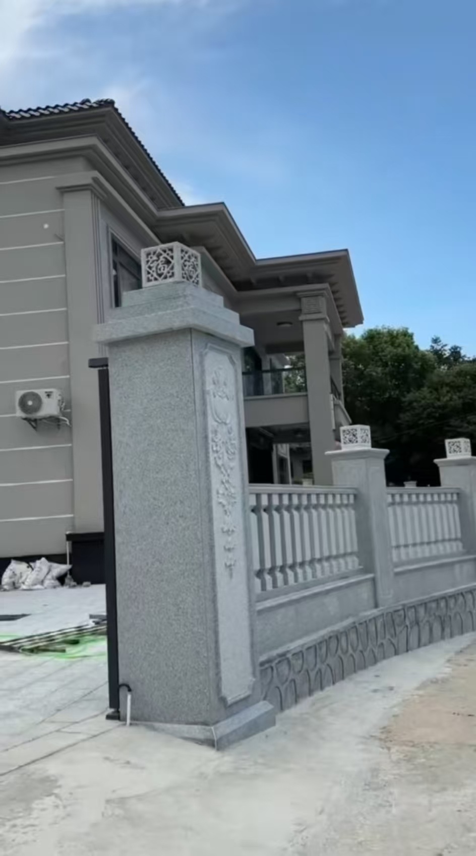 辽阳 芝麻白别墅围墙栏杆，私人订制