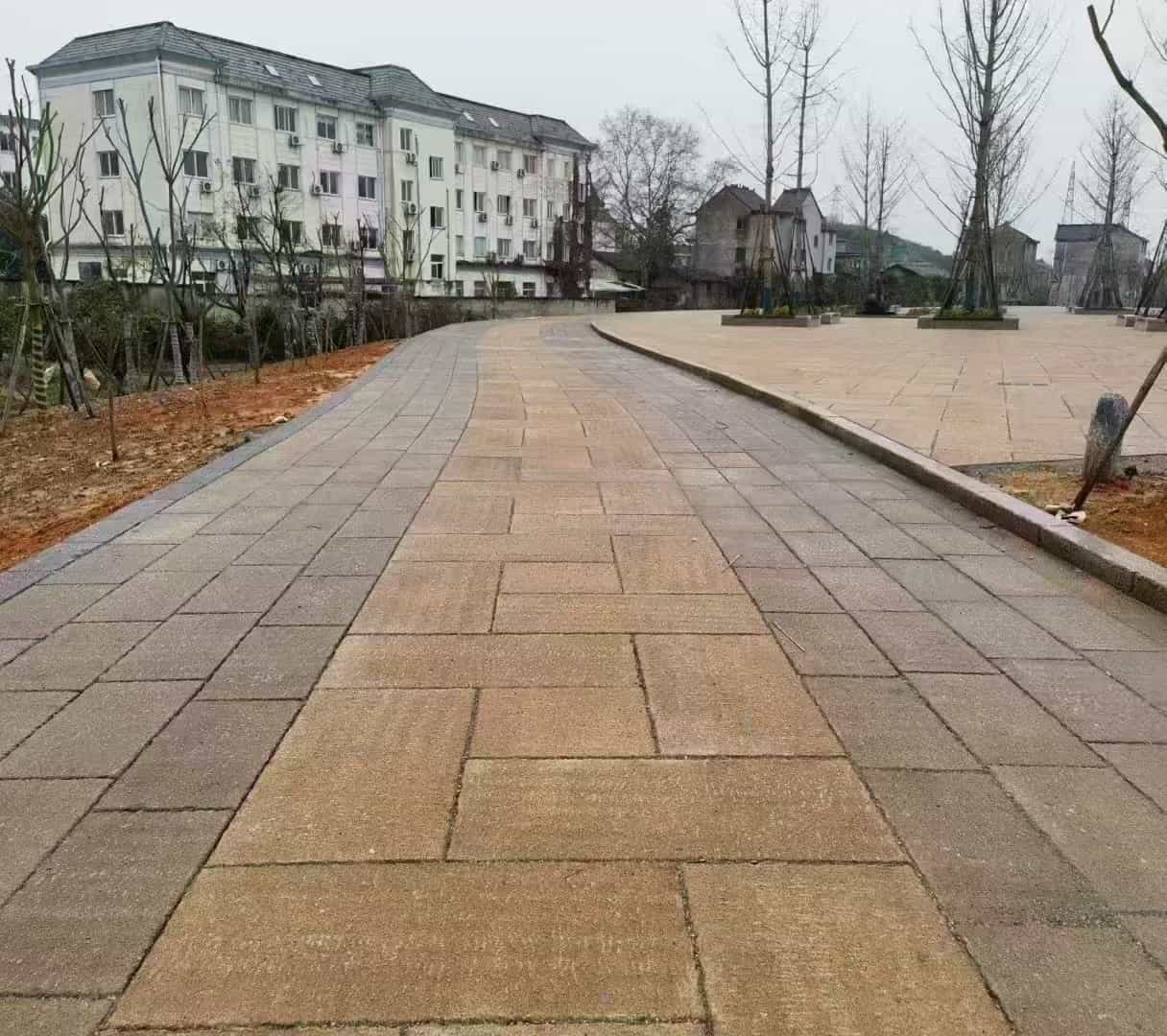 辽阳仿古石铺装效果