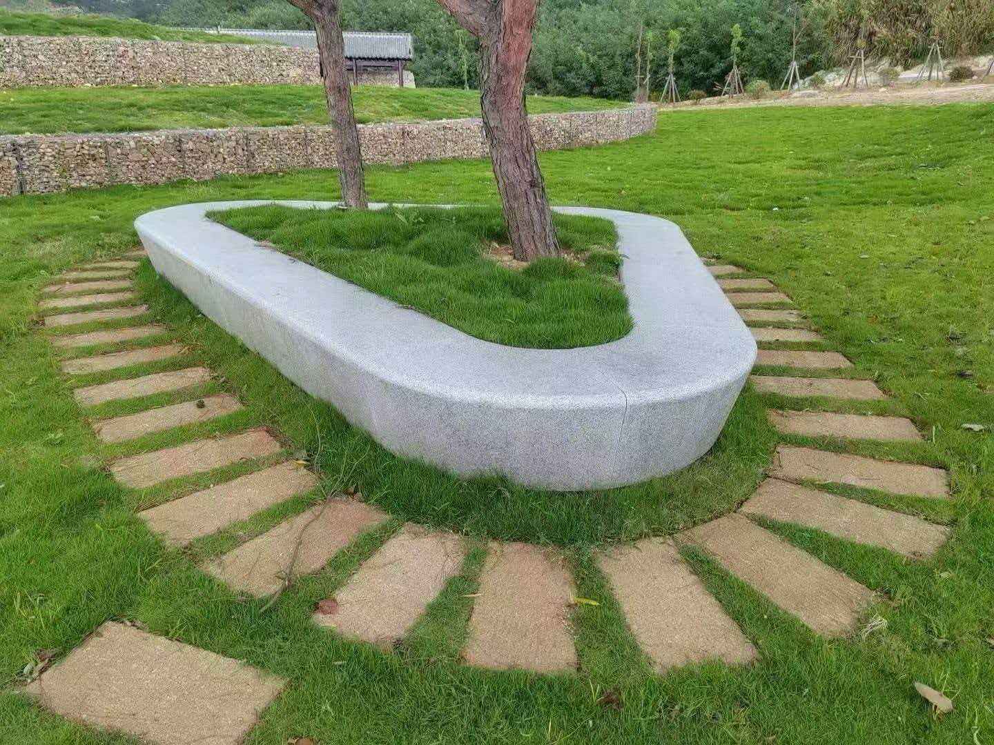 辽阳 芝麻白光面整石坐凳