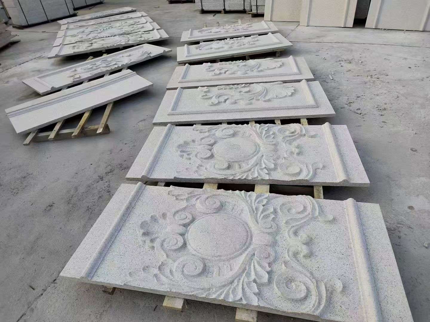 辽阳 芝麻白干挂雕花板