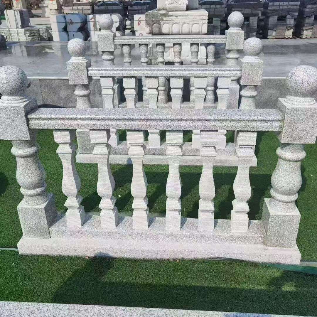 辽阳 别墅石材栏杆特写